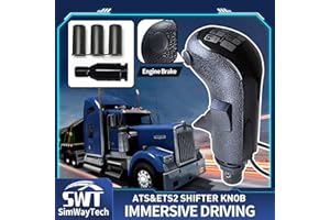 HCXLELD SimWayTech USB Shifter Knob for ATS & ETS2 PC For Logitech G25 G27 G29 G920 G923 Thrustmaster TH8A Fanatec SQ Moza PXN A7