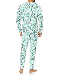 Amazon Essentials Men's Knit Pajama Set, Ecru