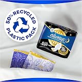 Always Ultra Secure Night Sanitary Pads with Wings Size 5 8pk view 6