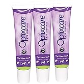 OptixCare Eye Lube Plus + Hyaluron 20g for Dog Cat Horses, Pack of 3