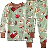 Butterblu boys Zen Snug-fit 2-piece Pajamas 100% Organic Cotton Long Sleeve for Boys