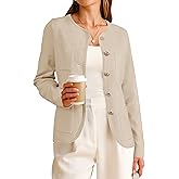 Arach&Cloz Womens Wool Blend Sweater Blazers Business Casual Jacket with Pockets 2026