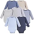 Hudson Baby unisex-baby Cotton Long-sleeve Bodysuits