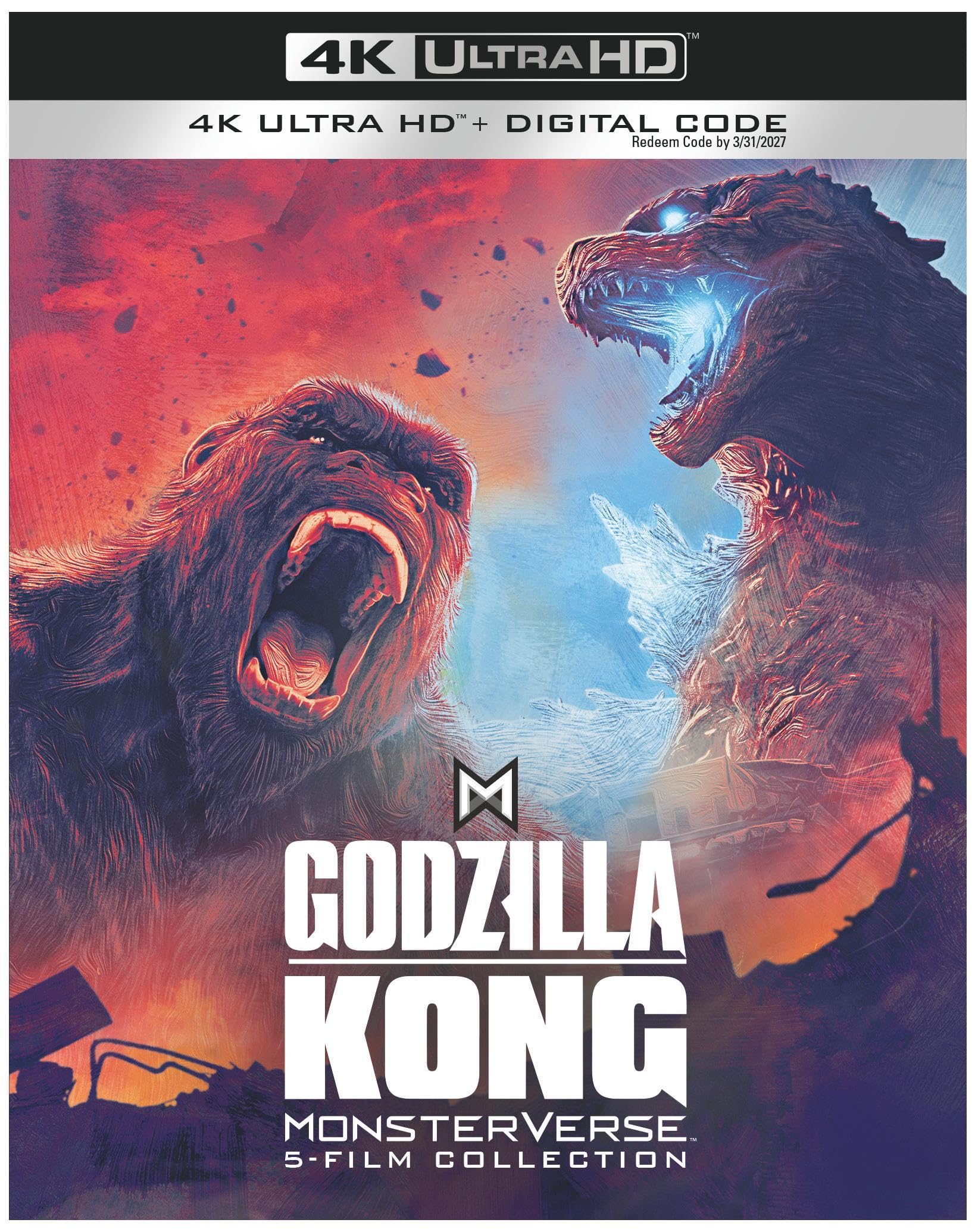 Godzilla/Kong 5-Film Collection (4K Ultra HD + Digital)