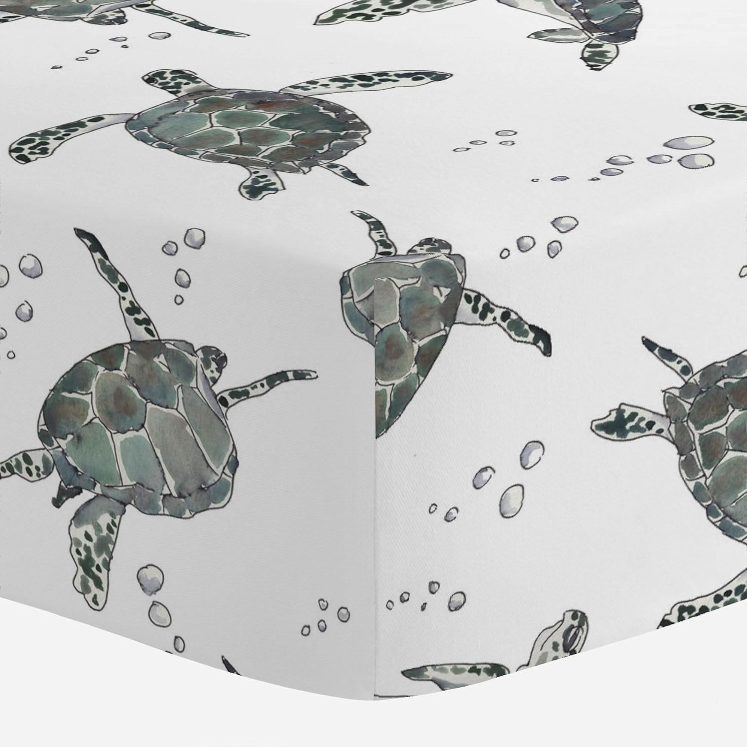 sea turtle crib bedding