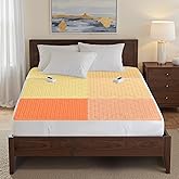 Serta Multi-Zone Heated Mattress Pad – Dual Controllers for Personalized Body & Foot Warmth, 10 Heat Settings, Auto Shut-Off, Soft Microfiber, Machine Washable, 15" Deep Pocket – California King Size