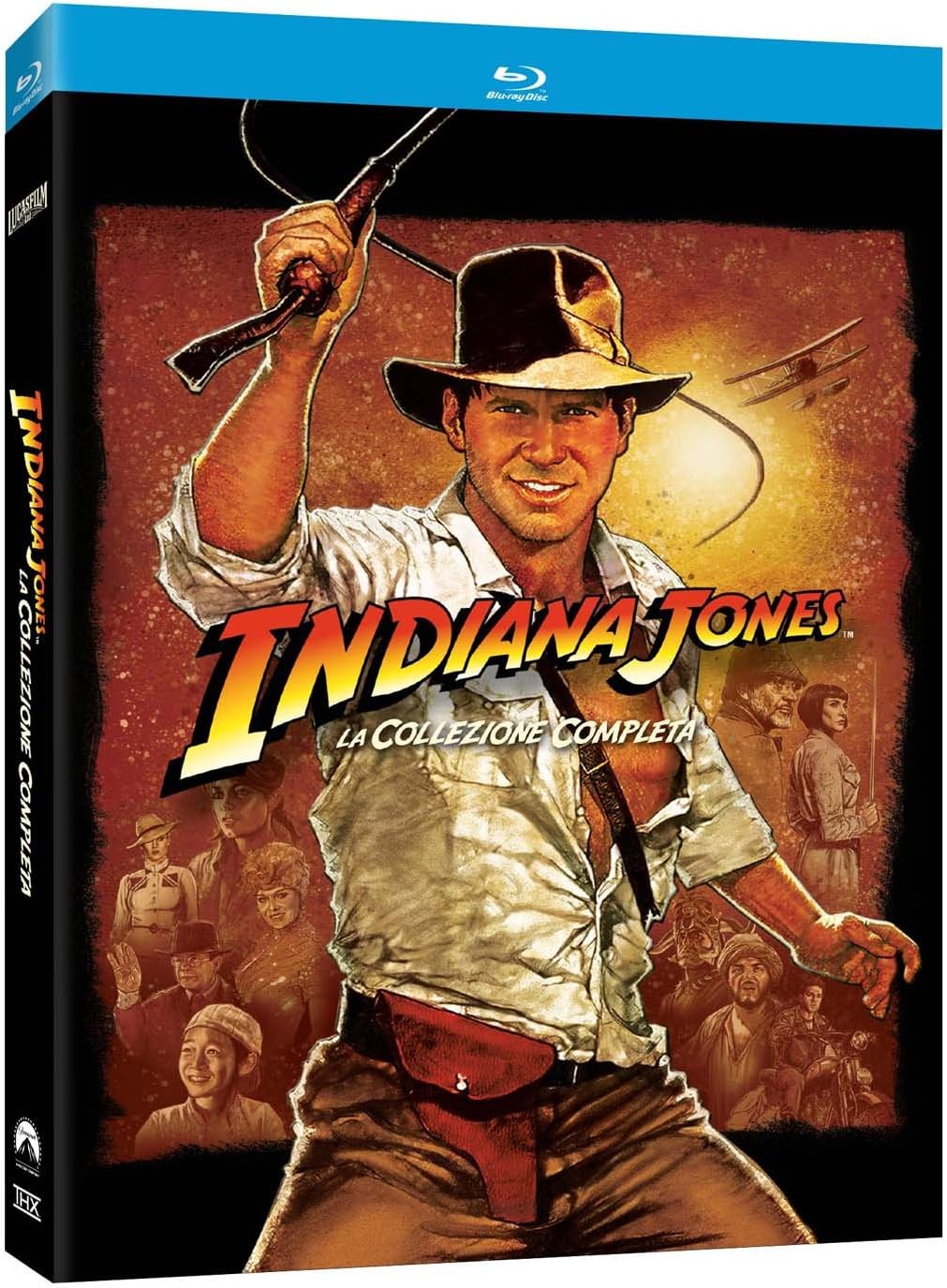 indiana jones quadrilogia (4 blu-ray) box set BluRay Italian Import