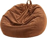 Nobildonna 3 ft Bean Bag Chair Cover 300L Storage Corduroy No Filler view 1