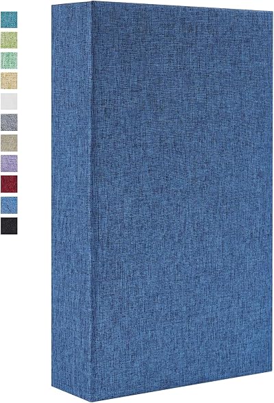 Vienrose Linen Photo Album 300 Pockets 6x4 100 Pages Black Inner Pages