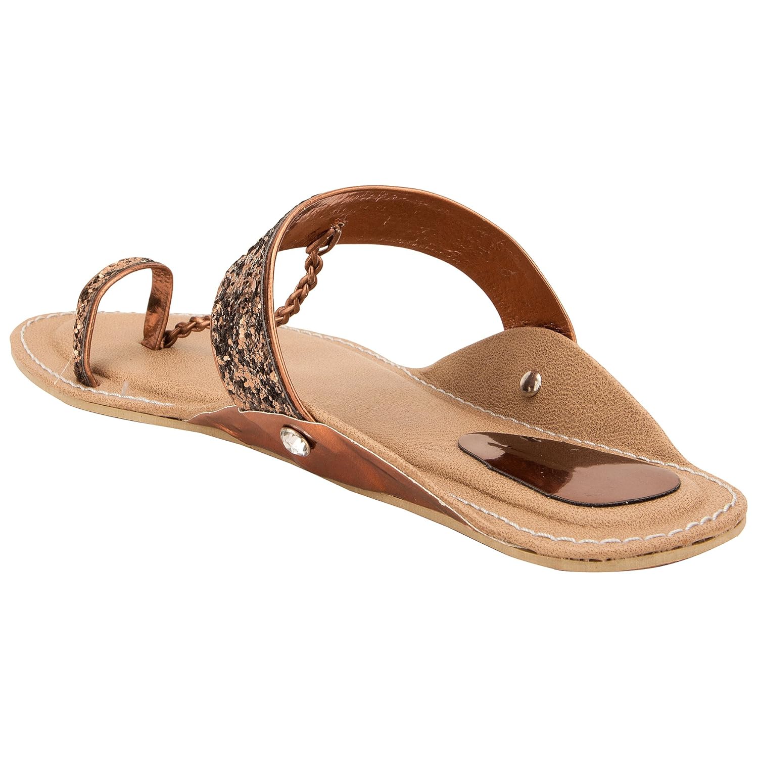 belleza women ethnic synthetic kolahpuri slippers