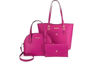 Montana West 3PCS Purses for Women Tote Bag and Wallet Set Shoulder Satchel Handbags