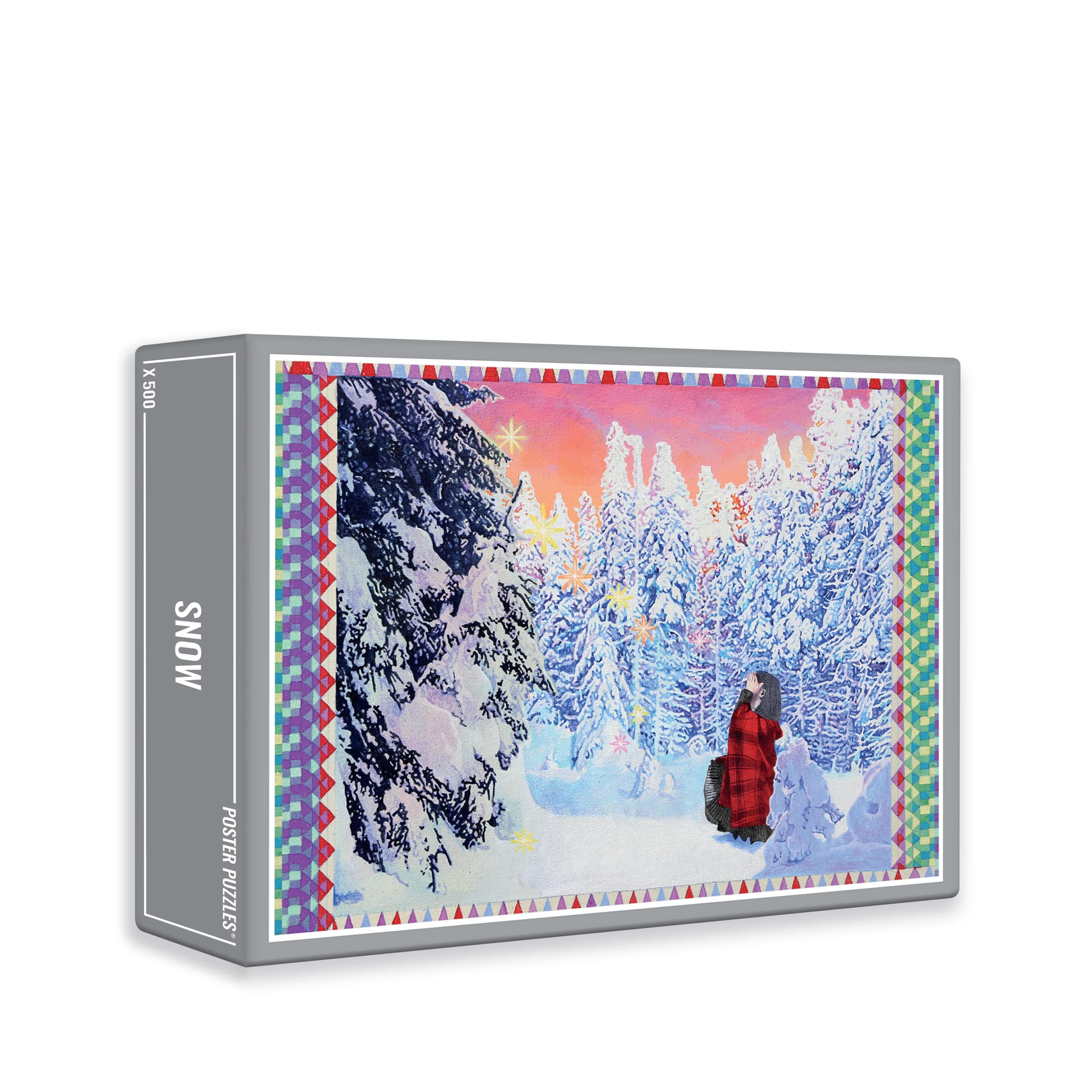 Cloudberries Snow - Premium 500-Piece Winter-Themed Christmas 500 Piece Jigsaw Puzzle for Adults