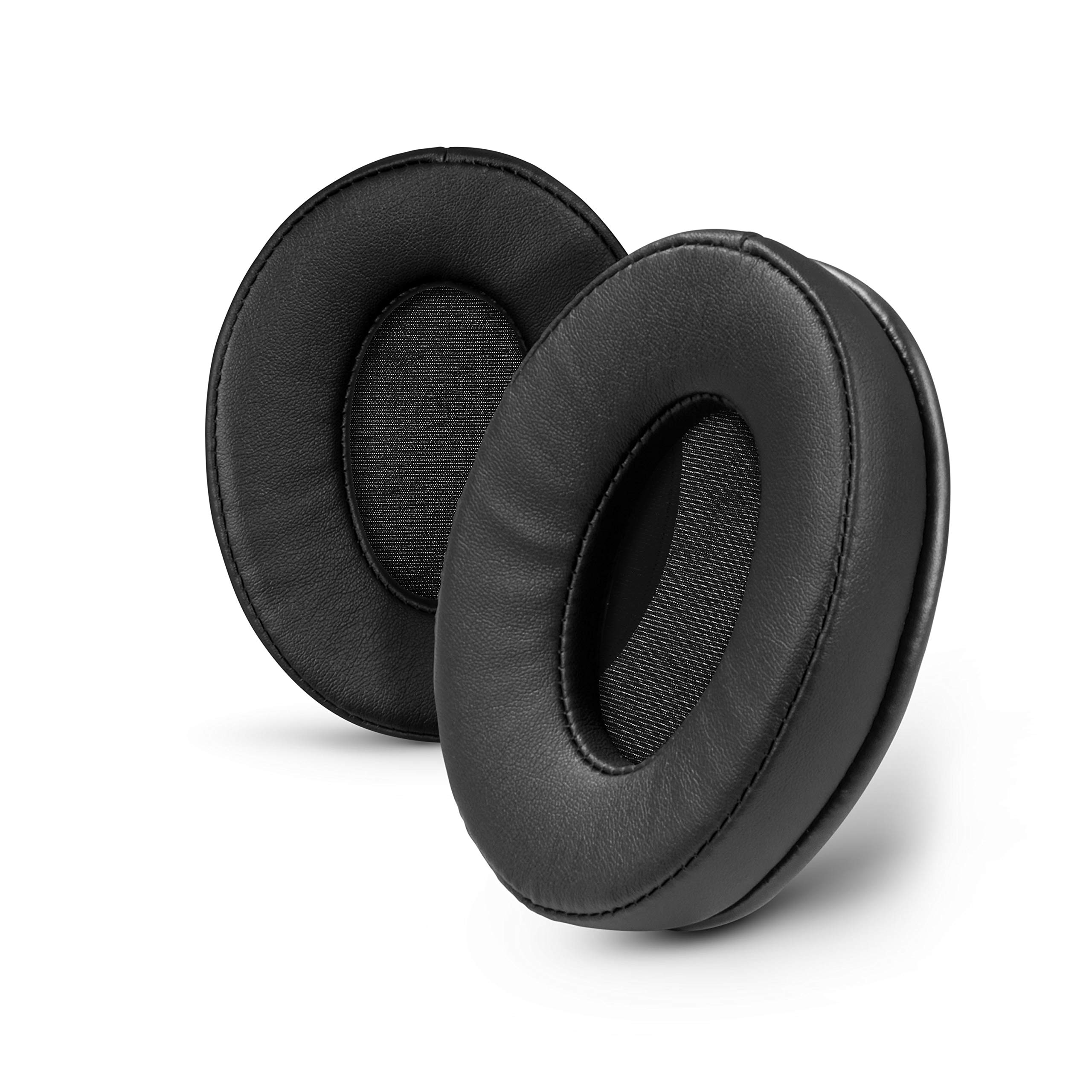 Brainwavz ProStock ATH M50X Upgraded Earpads, Improves Comfort & Style Without Changing The Sound - Ear Pad Designed for ATH-M50X M50BTX M20X M30X M40X Headphones, Vegan Leather (Black)