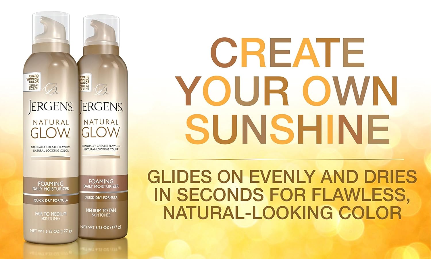 jergens foaming daily moisturizer