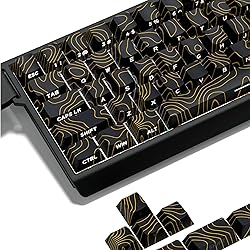 dagaladoo Shine Through keycap Set,Black