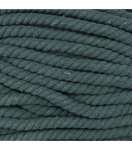 Cuerda De Algodón Trenzado De Color Súper Suave De Alta Calidad (Blazin, 25 Pies X 1/2 Pulgadas