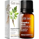 Angelica Root Essential Oil for Skin, Hair &amp; Diffuser - 0.34 Fl Oz | Angelica Root Oil for Home Diffusers &amp; Aromatherapy, works for Hallways &amp; Entryways, Warm Angelica Root Scent