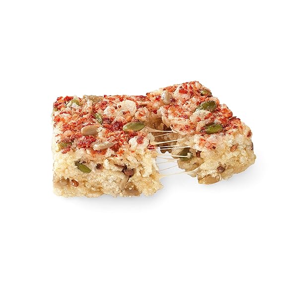 BLAKE’S SEED BASED RICE CRISPY TREATS – STRAWBERRY (18 COUNT), NUT FREE, GLUTEN FREE, DAIRY FREE & VEGAN, HEALTHY SNACKS FOR KIDS OR ADULTS, SCHOOL SAFE, LOW CALORIE ORGANIC FRUIT FLAVORED SNACK