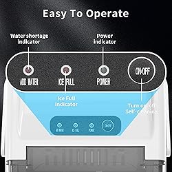 COWSAR Ice Maker Countertop, Portable Ice Machine