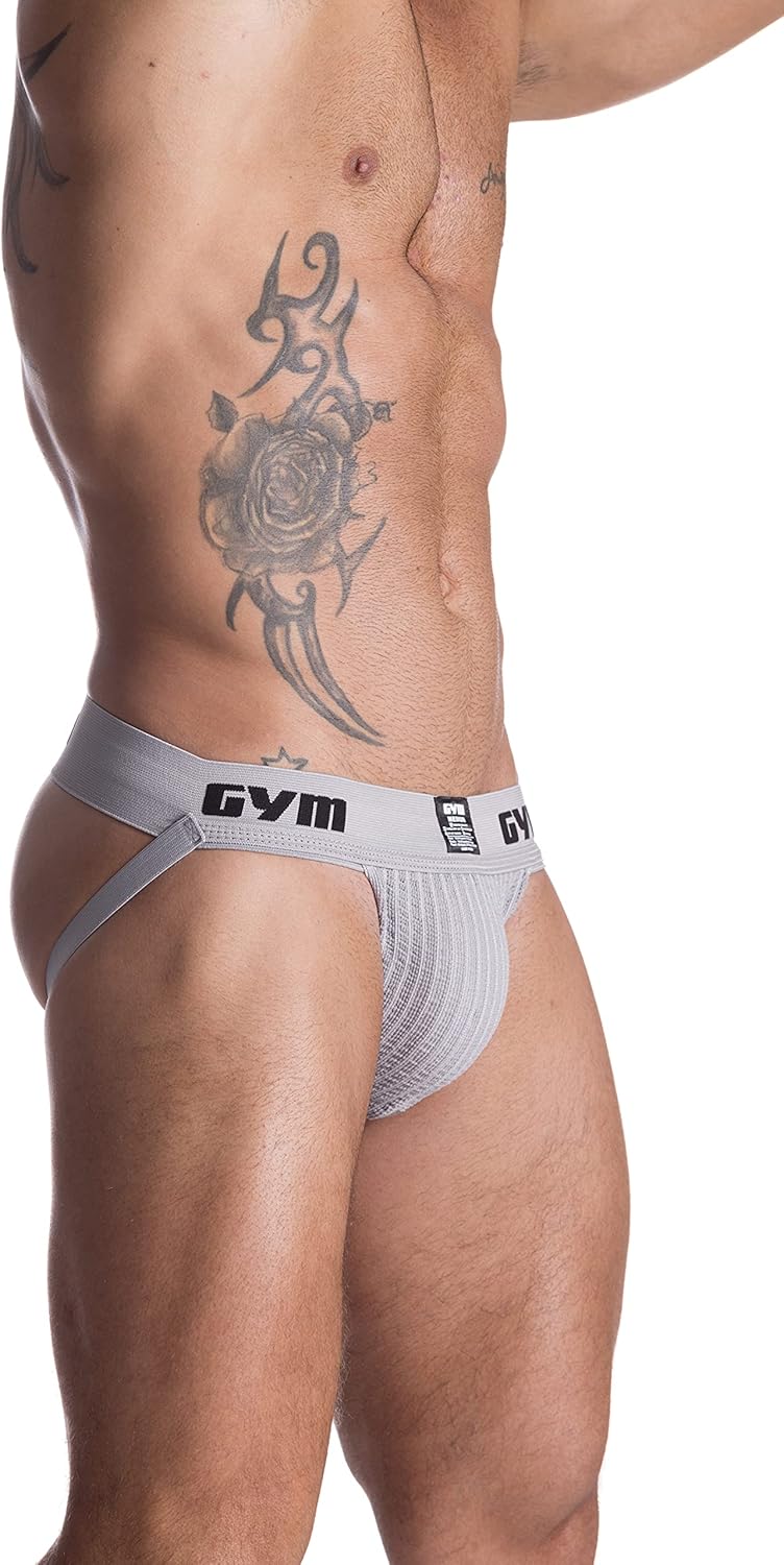 Gym Workout Jockstrap with 2" Waistband: Clothing