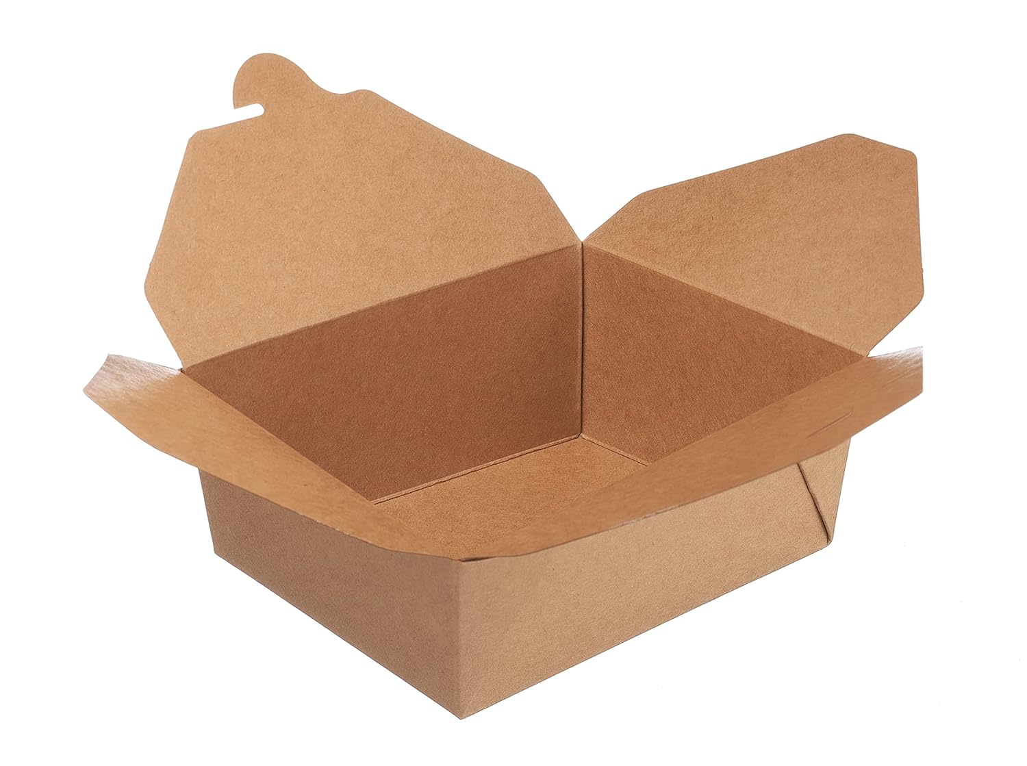 Take Out Food Containers 49 oz Kraft Brown Paper Take Out Boxes Microwaveable Leak and Grease Resistant Food Containers - To Go Containers for Restaurant, Catering, Food Truck - Recyclable Lunch Box #2 by EcoQuality (25)