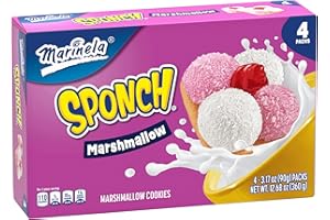 Marinela Sponch Marshmallow Cookies | 3 Pack | 12 Count