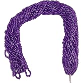 11/0 Glass Seed Beads, 12 String Hanks, Small Craft Beads, 2 mm (Bright Purple)