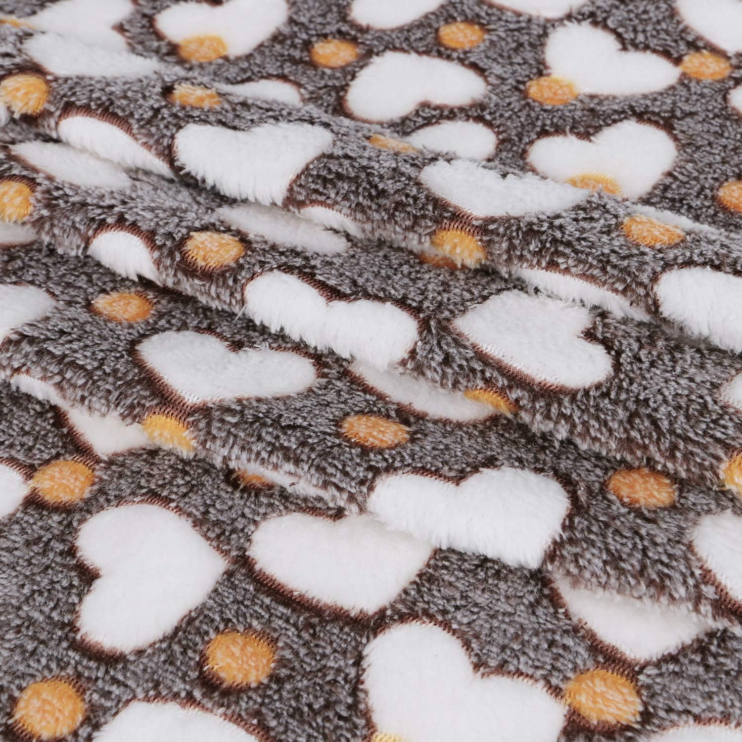 Petsvv 3 Pack Dog Blanket, Soft Fleece Flannel Throw Dog Blanket, Warm Pet Blankets for Cat & Small Dog, Grey Series : Pet Supplies