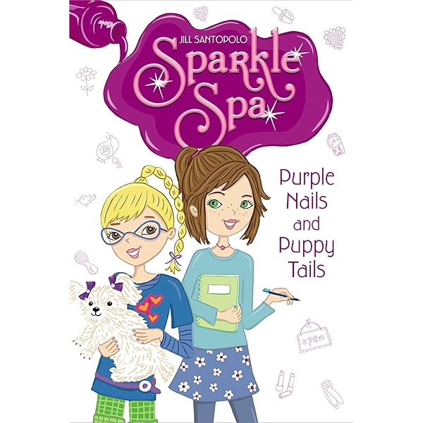 Sparkle Spa 4-Books-in-1!: All That Glitters; Purple Nails and