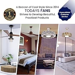 Todays Fans Bladeless Ceiling Fan with Lights