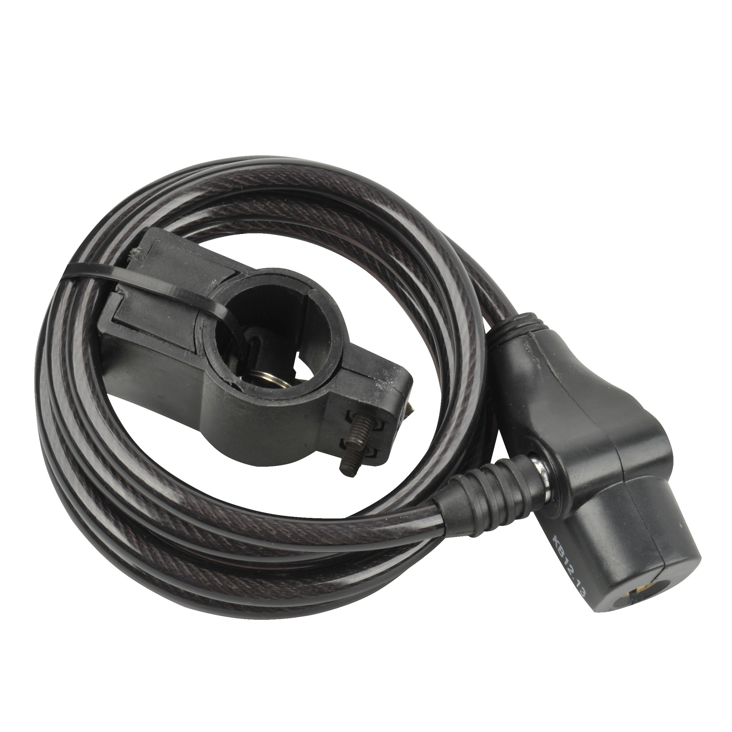 Fischer Spiral Lock Length 180 cm Diameter 8 mm, unisex_adult, Spiral Lock Length 180 cm Diameter 8 mm, 85849, Black, 180