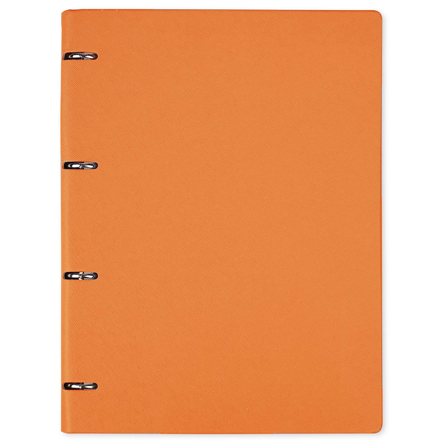 A4 Binder Ruled Notebook Executive Refillable Planner Round Ring Binder Leather Cover Notepad
