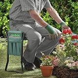 Unibos Heavy Duty Garden Kneeler Seat with Handles & Tools Bag view 2