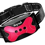 DogRook Rechargeable Dog Bark Collar - Humane, No Shock Barking Collar - w/2 Vibration & Beep - S, M, L Dogs Breeds Training