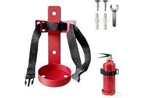 ZHLZHL Fire Extinguisher Mount,Wall Mounted Fire Extinguisher Bracket,Compatible with 2.5 Pound Fire Extinguishers Ideal for 
