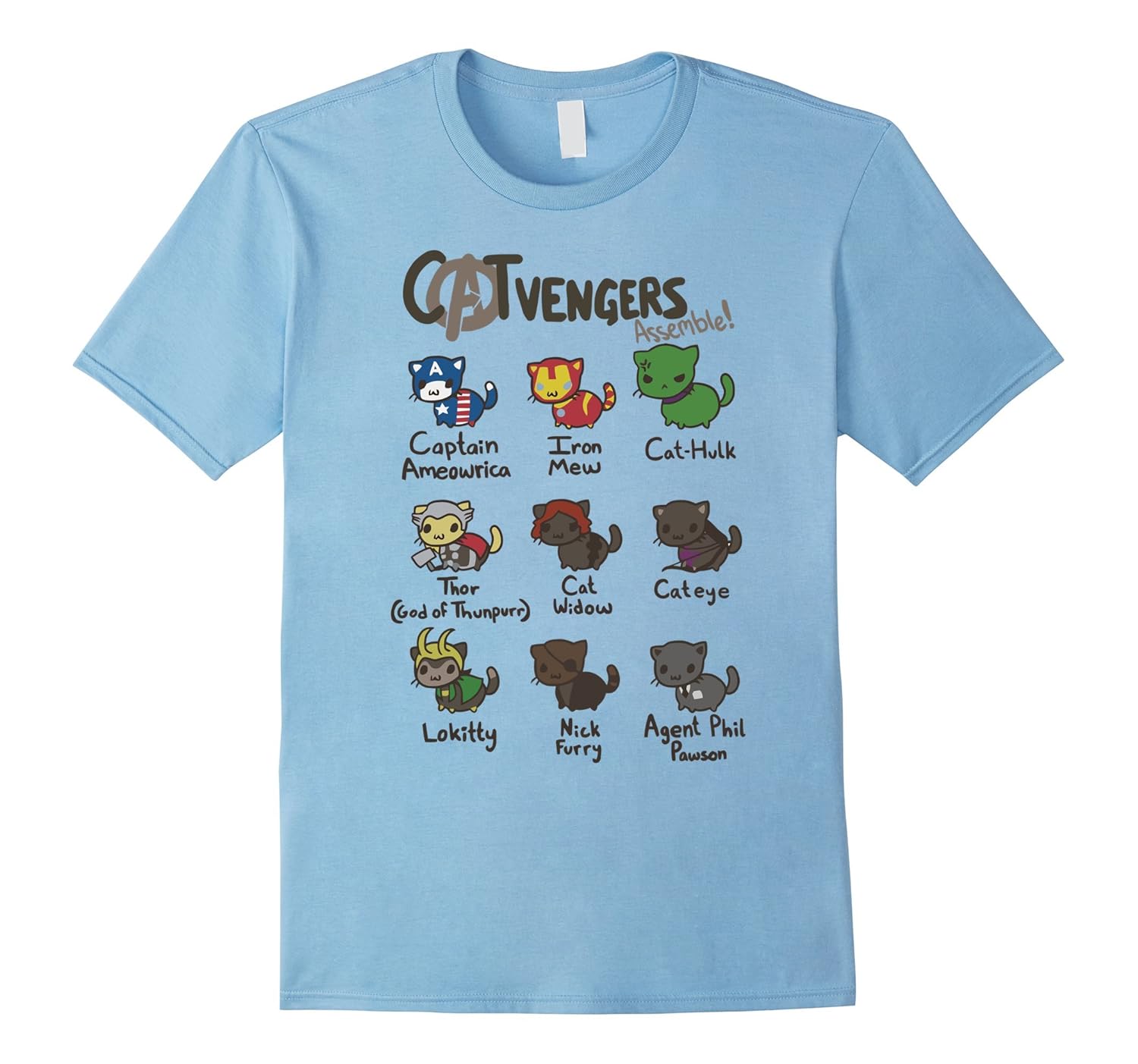 Cat avenger - Funny Cat Shirts-Rose