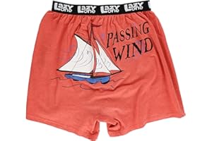 Lazy One Funny Animal Boxers, Novelty Boxer Shorts, Gag Gifts for Men, Humorous Underwear for Men