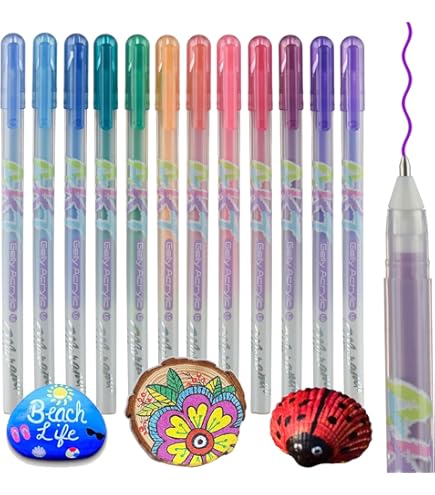 3d Acrylic Gel Pens Acrylic Gel Pens For Drawing,12/24/36 Colors