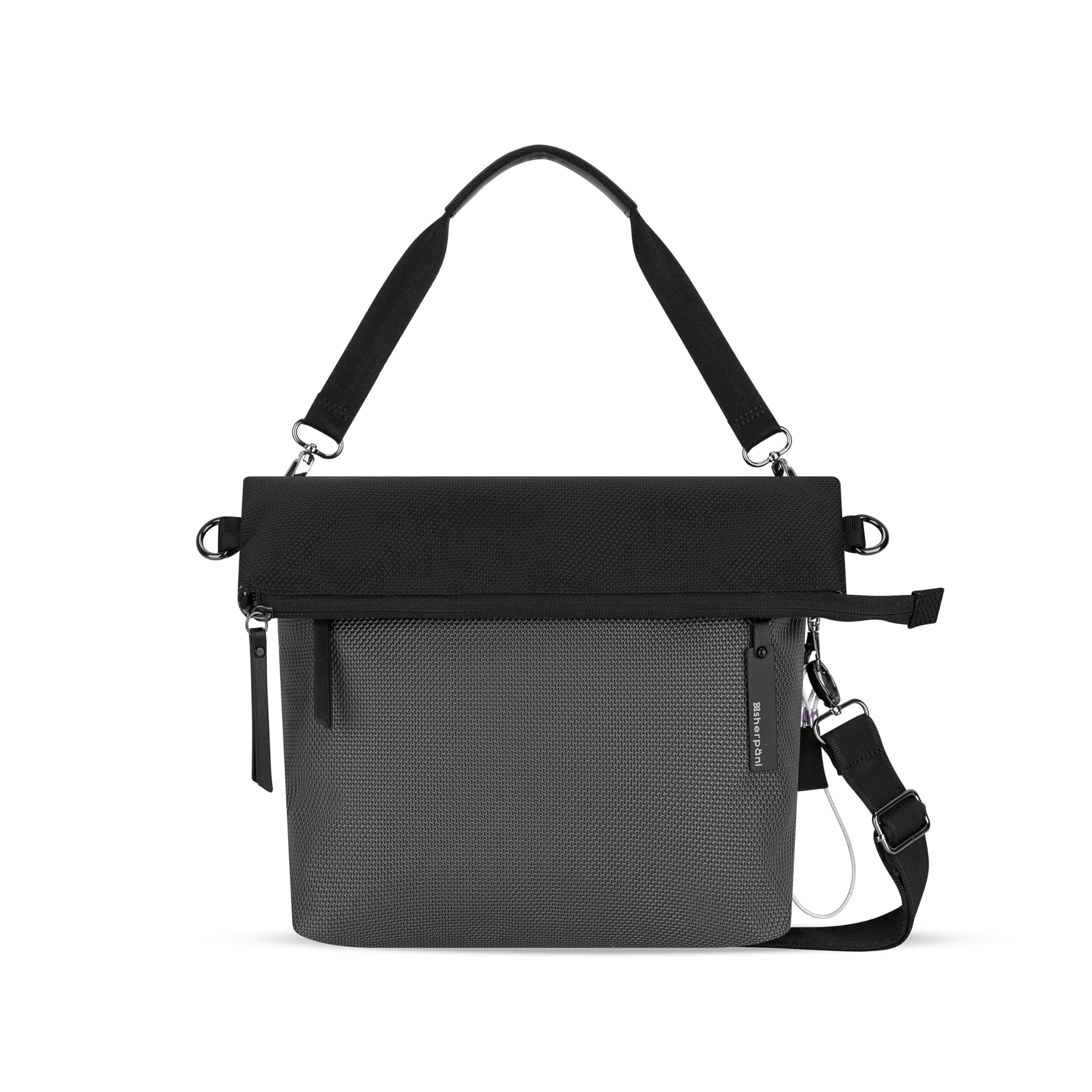 Photo 1 of Sherpani Vale Anti-Theft Versatile Crossbody Bag, Fashion Tote Bag, Travel Shoulder Bag, Designer Handbag for Women with Metal Hardware, Travel Gift (Granite)