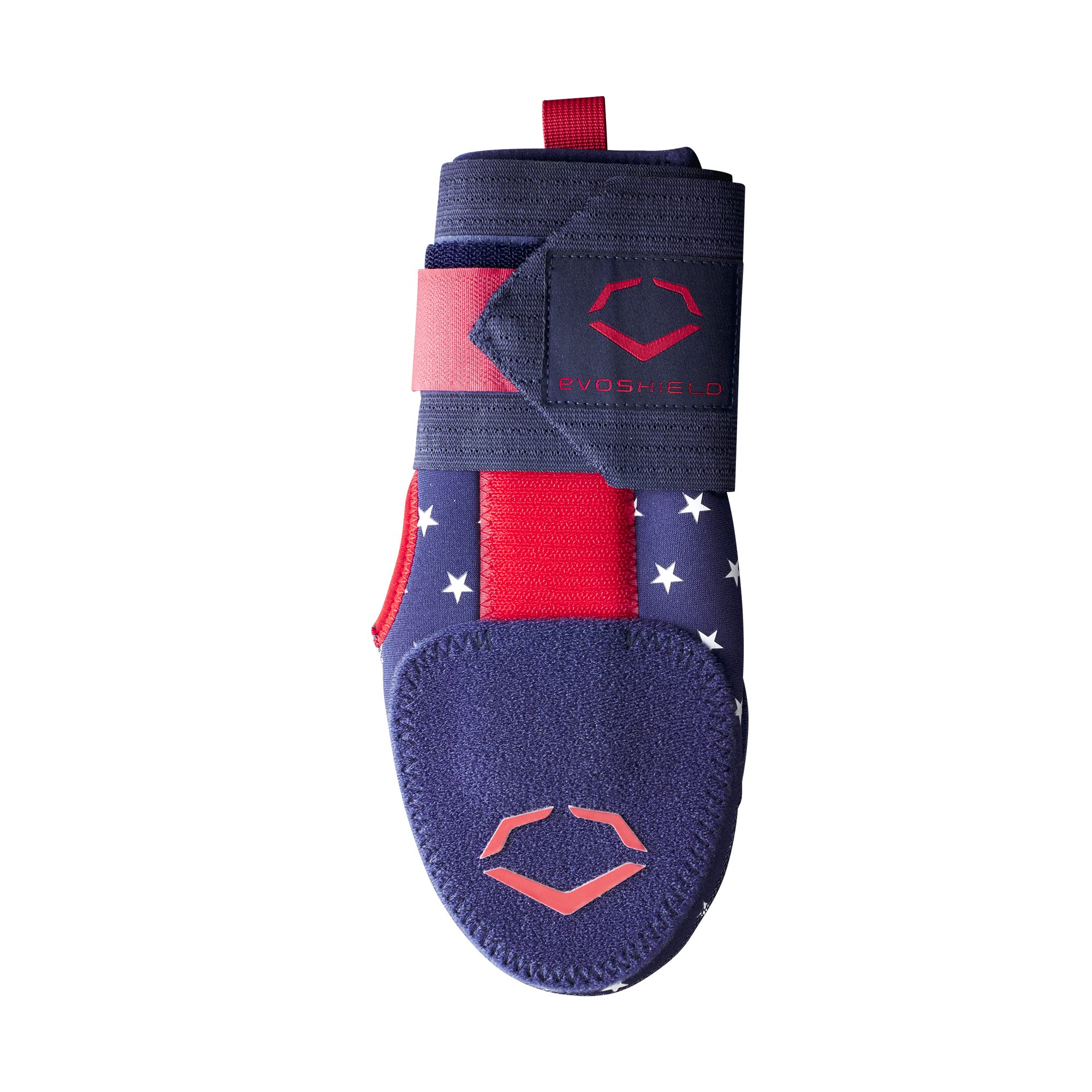 EvoShield,Baseball, unisex-adult Sliding Mitt - Navy/Scarlet/White, Left Hand Image