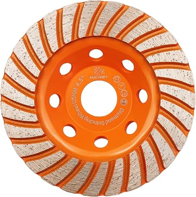 BRSCHNITT 115mm Diamond Turbo Cup Wheel for Concrete Granite Stone