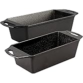 Lodge Cast Iron Loaf Pan, Set of 2