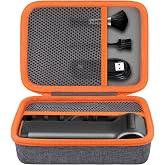 Baval Hard Storage Case for WOLFBOX MF200 Electric Air Duster | Shockproof, Anti-crush, Mesh Pocket, Accessory storage, Not losing accessories, Protective Storage Box, Gray Case