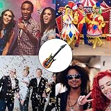 CSDPC 35" Inflatable Rock Flame Guitar Toy - Kids 80s 90s Party Accessory view 2
