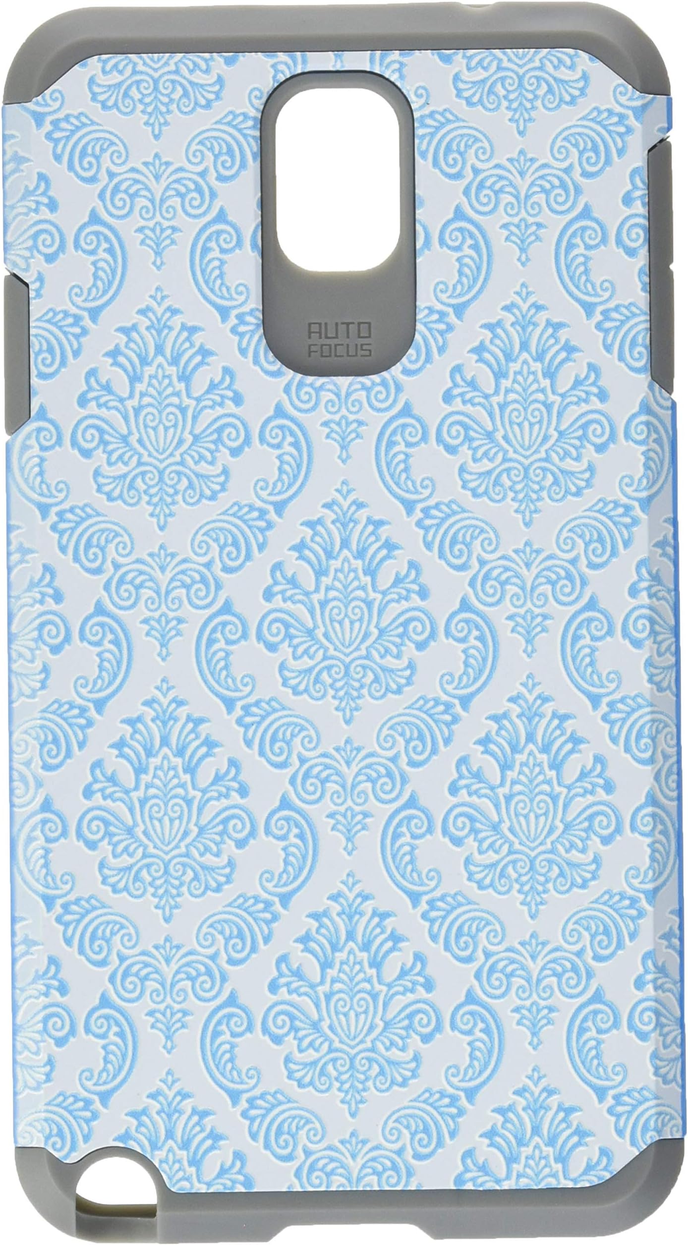 Galaxy Note 3 Case, Starshop [Shock Absorption] Dual Layers Impact Advanced Protective Cover with [Premium HD Screen Protector Included] for Samsung Galaxy Note 3 (Light Blue Lace)