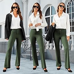 DLOODA Womens Bootcut Dress Pants Business Casual
