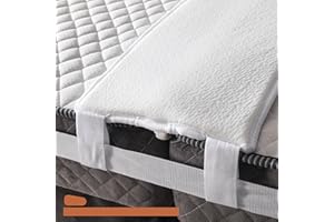 BEDIA 12 Inch Wide Bed Bridge Twin to King Converter Kit | Mattress Connector Kit with Strap | Non-Slip Design, Good for Twin Beds 75" Long