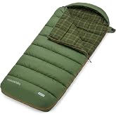 Naturehike Big &amp; Tall Flannel Sleeping Bag for Adults | XXL Sleeping Bag for All Seasons, Machine Washable Sleeping Bags for Camping Hiking Hunting, Compression Sack Included