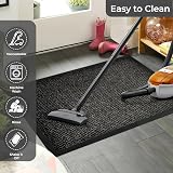 Abaseen Dirt Trapper Door Mat Indoor Outdoor Non Slip Rubber Backing view 5