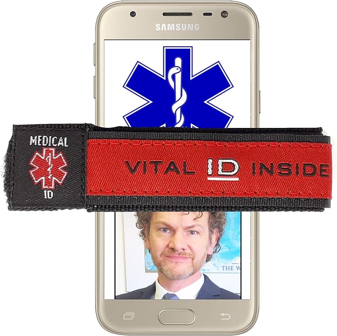 Atrial Fibrillation Alert Bracelet UK. Comfy AF Aware Identity Medical